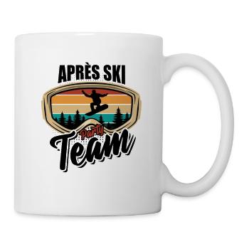 Snowboard | Après Ski Party Team, Winter Sports - Mug - white - Right