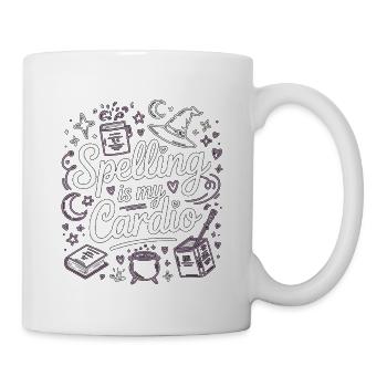 Witchcraft Spelling Is My Cardio Sorcery Wicca - Mug - white - Right