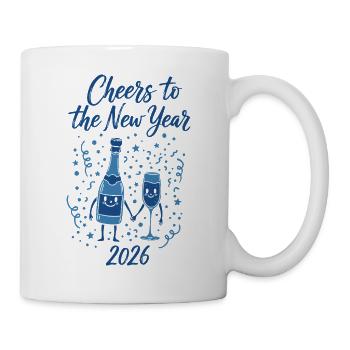 Cheers To The New Year 2026 Celebration - Mug - white - Right