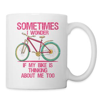 Funny Cycling Bike Rider Bike Rider Track Racing - Mug - white - Right