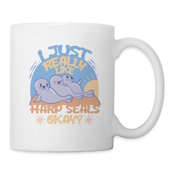 Harp Seal Seals Really Like Harp Seals - Mug - white - Right