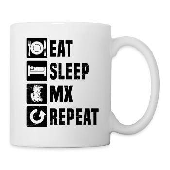 Motif nouveau du motocross pour le motocross - Mug blanc - blanc - Droite