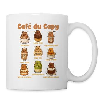  Café De Capybara Niedliches - Tasse - Weiß - Rechts