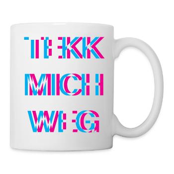 Hardtekk Tekk - Tasse - Weiß - Rechts