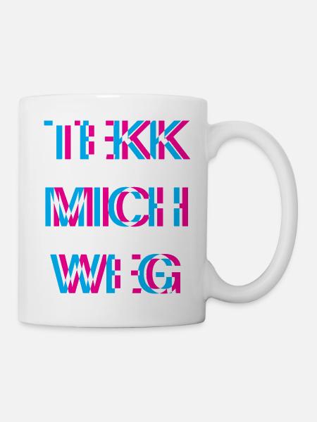 Hardtekk Tekk - Tasse - Weiß