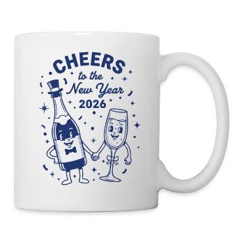 Cheers to the New Year 2026 Celebration - Mug - white - Right