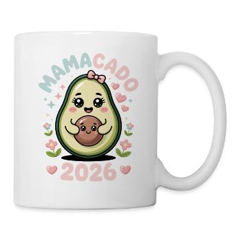 Mama 2026 Baby Schwanger  - Tasse - Weiß - Rechts