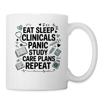 Medical learning love motif - Mug - white - Right