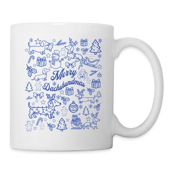 Joyeux teckels - Mug blanc - blanc - Droite