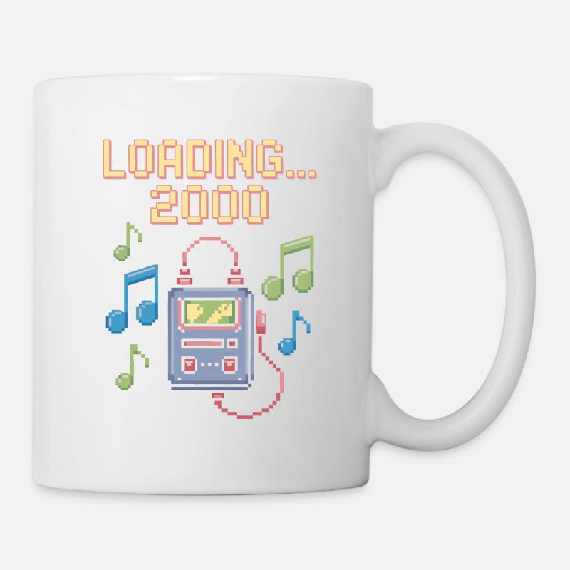 Retro Pixel Design – Loading 2000 - Mug - white
