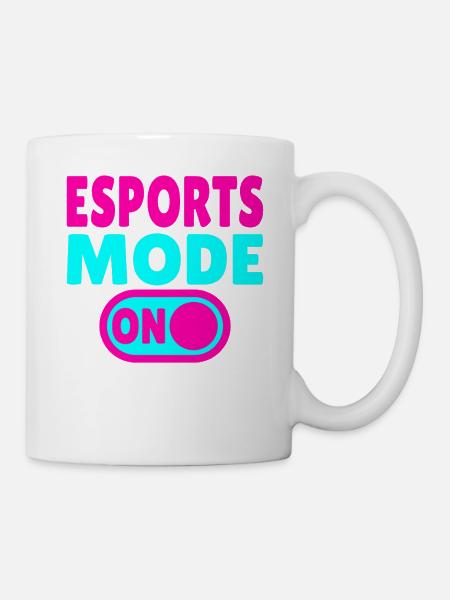Esports Mode ON – Gaming - Tasse - Weiß