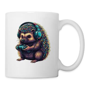 Hedgehog Games Animal Video Games Funny Hedgehog - Mug - white - Right