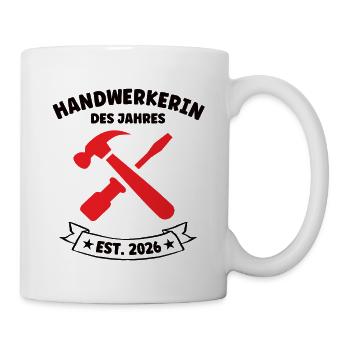 Craftswoman of the Year 2026 Apprenticeship - Mug - white - Right