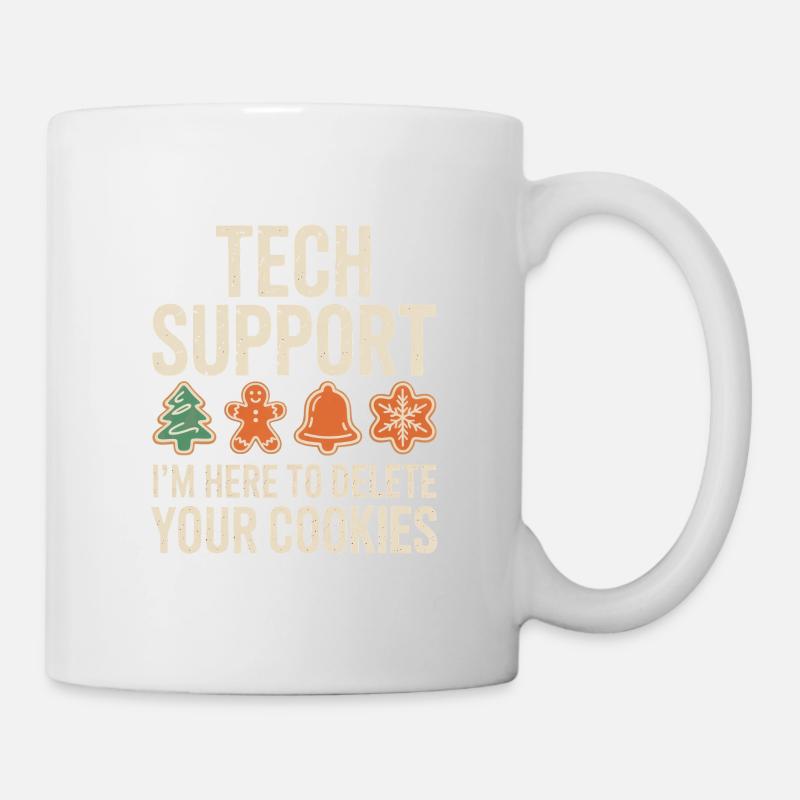Tech Support Cookies Deletion - Mug - white