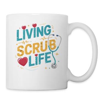 Life in the Scrub Life - Mug - white - Right