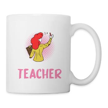 Just a Girl Who Loves Being a Teacher - Mug - white - Right