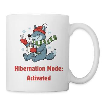 Hibernation Fashion Wolf - Mug - white - Right