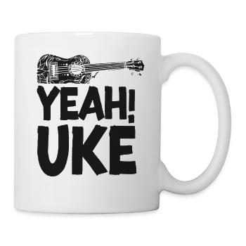 Hawaiian Ukulele Uke Yeah! Uke - Mug blanc - blanc - Droite