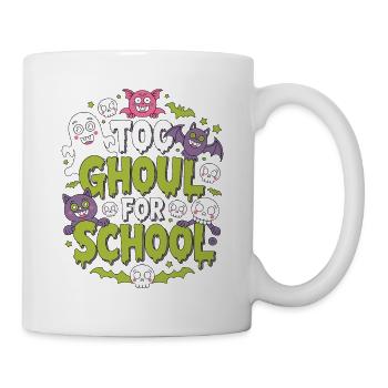 Witchcraft Too Ghoul For School Tarot Reading - Mug - white - Right