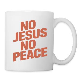 Know Jesus Know Peace - Tasse - Weiß - Rechts