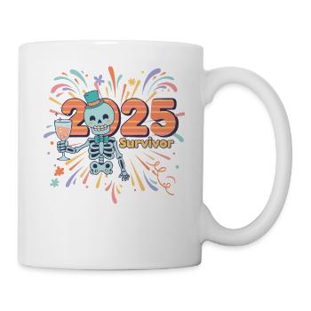 2025 Survivor Skeleton Party Celebration - Mug - white - Right