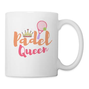 Women Padel Queen Padel Player Tennis Padelist - Mug - white - Right