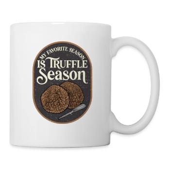 Trüffelzeit Lieblingssaison - Tasse - Weiß - Rechts