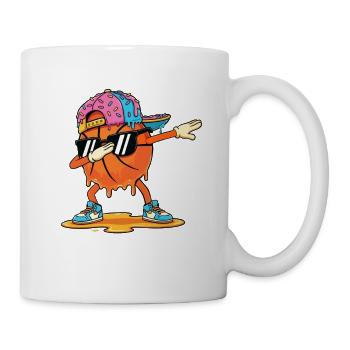 Dabbing Basketball Fun Bold Graphic for Bball Fans - Mug - white - Right