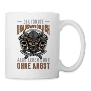 Vikinger Outfits Valhalla Nordische Mythologie - Tasse - Weiß - Rechts