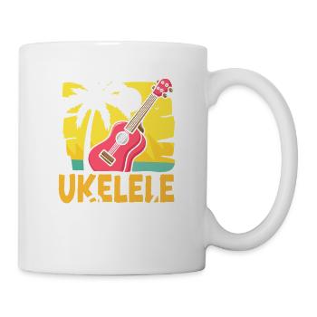 Hawaiian Ukulele Uke Ukulele Girl - Tasse - Weiß - Rechts