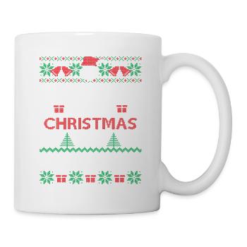 Tout ce que Je Veux Pour Noël c'est de la Bière - Mug blanc - blanc - Droite