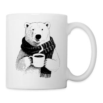 Coffee Polar Bear - Mug - white - Right