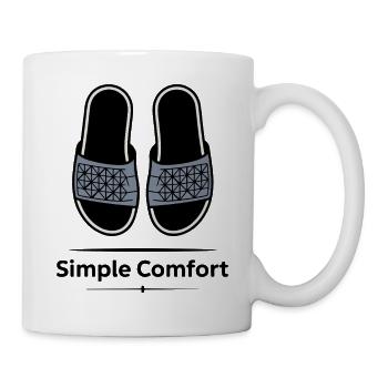 Geometrische Riemensandalen Einfacher Komfort - Tasse - Weiß - Rechts