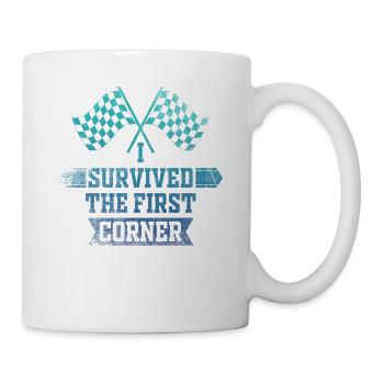 I Survived the First Corner - Mug - white - Right