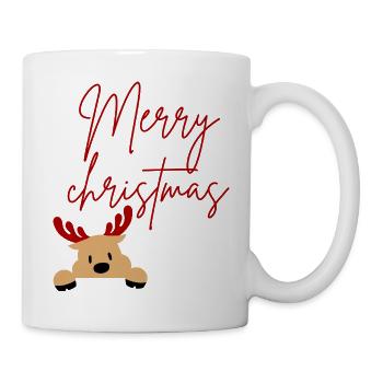 Merry christmas  - Mug blanc - blanc - Droite