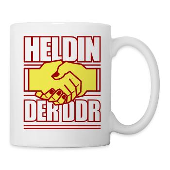 Heldin der DDR (Farben änderbar) - Tasse - Weiß - Rechts