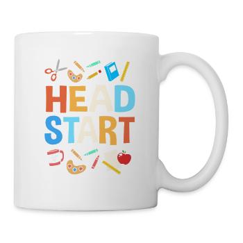 Vorschule Lehrer Vorschulkind - Tasse - Weiß - Rechts