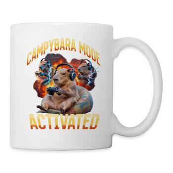 Joueur Drôle de Capybara - Mug blanc - blanc - Droite