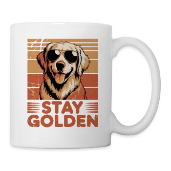 Golden Labrador Retriever Stay Golden - Mug - white - Right