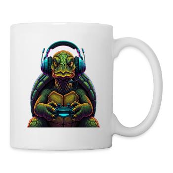Turtle Gaming Animal Video Games Funny - Mug - white - Right