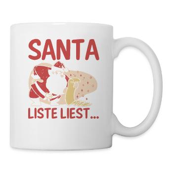 Santa Claus Christmas Time Naughty Christmas - Mug - white - Right