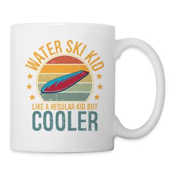 Funny Water Ski Kid Water Sports Water Skiing - Mug - white - Right