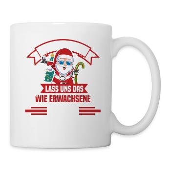 Santa Claus Christmas Time Naughty Christmas - Mug - white - Right