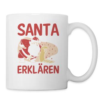 Santa Claus Christmas Time Naughty Christmas - Mug - white - Right