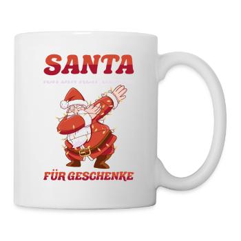 Santa Claus Christmas Time Naughty Christmas - Mug - white - Right