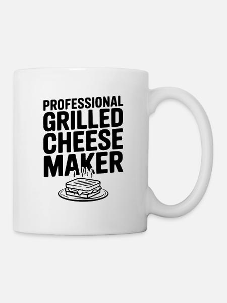 Professioneller Käsegegrillter - Tasse - Weiß
