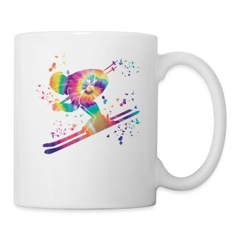 Ski alpin Sports d’hiver Ski nordique - Mug blanc - blanc - Droite