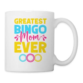 Bingo Game Greatest Bingo Mom Ever Bingo - Mug - white - Right