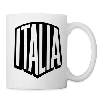 Inscription Italie - Italie, lettrage - Mug blanc - blanc - Droite
