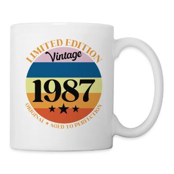 1987 Vintage Birthday Gift 87 - Mug - white - Right